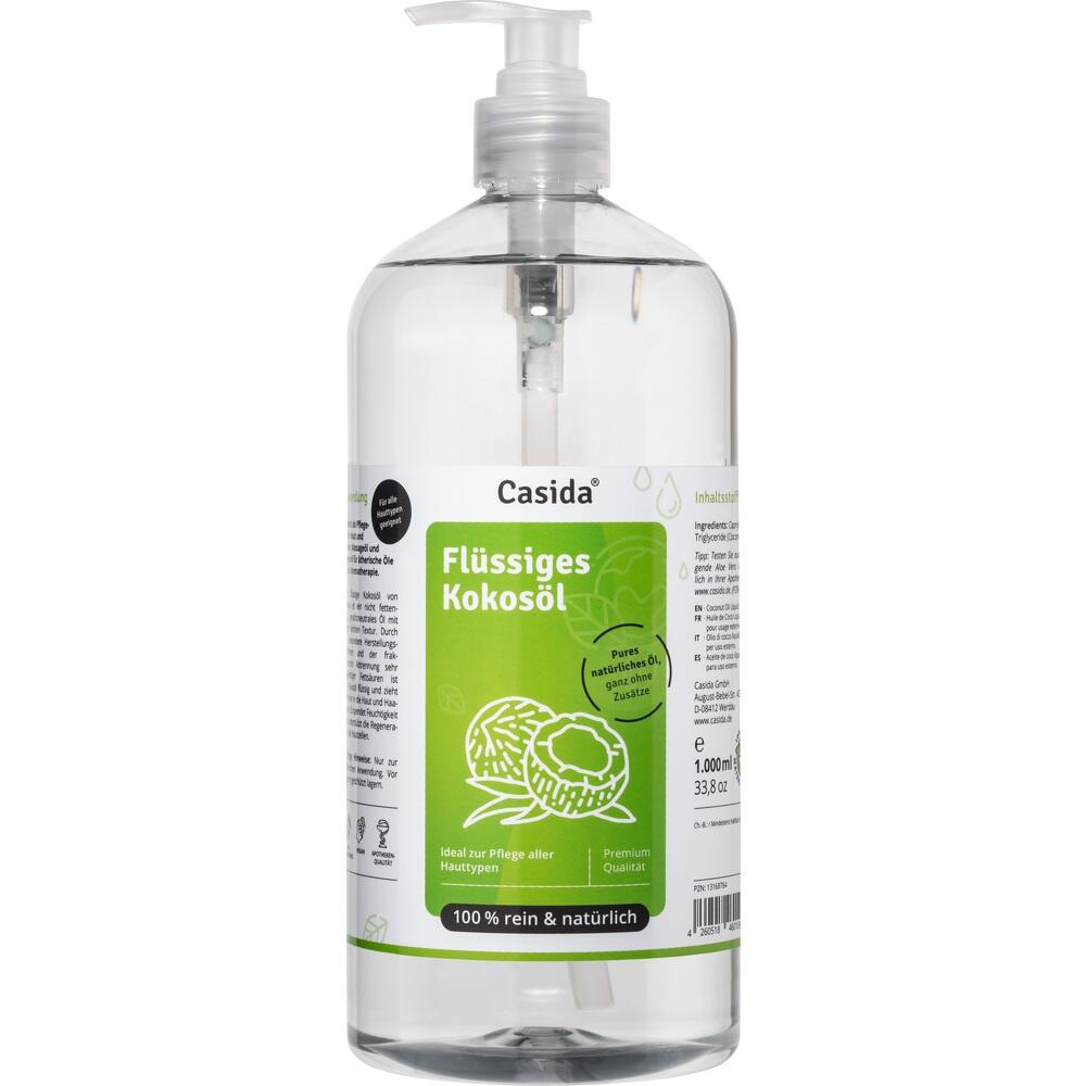 Casida KOKOSÖL flüssig pur & natürlich 1000 ml Öl