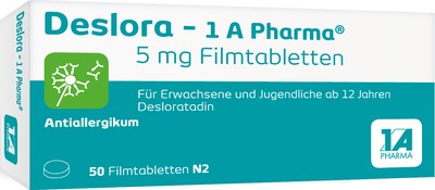 Deslora - 1A Pharma 5mg 50 St Filmtabletten