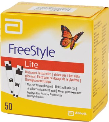 FREESTYLE Lite Teststreifen ohne Codieren 50 St Teststreifen