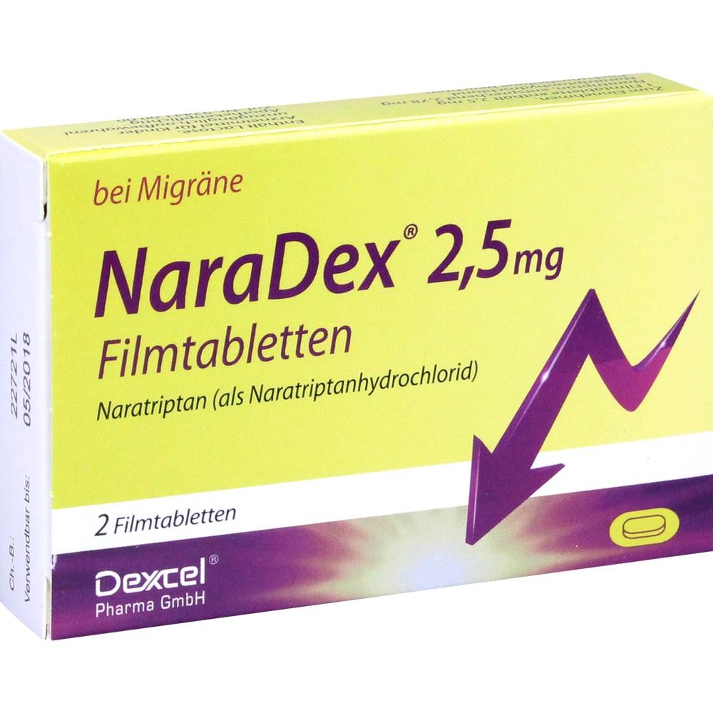 NaraDex 2,5mg 2 St Filmtabletten