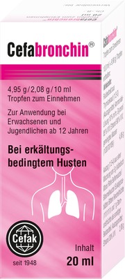 CEFABRONCHIN Tropfen zum Einnehmen 20 ml Tropfen zum Einnehmen