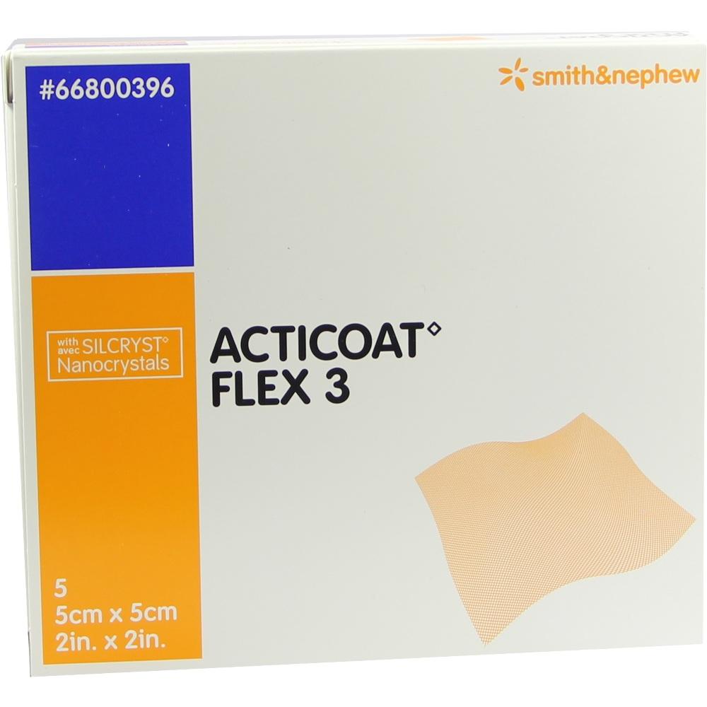 ACTICOAT Flex 3 5x5 cm Verband 5 St Verband
