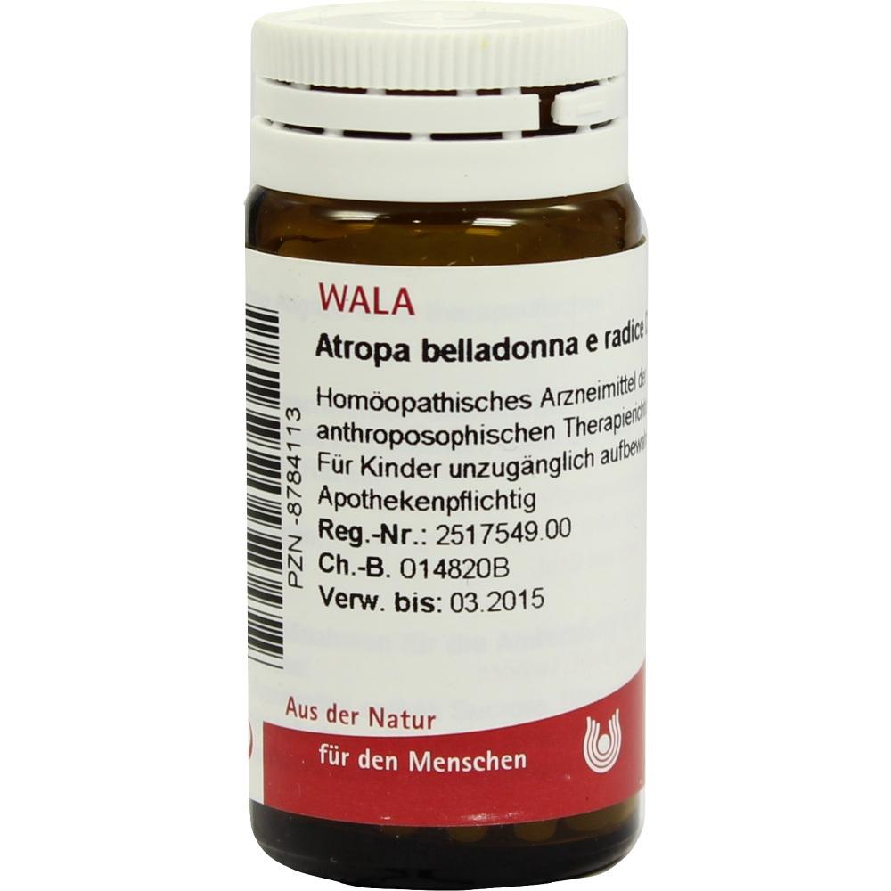 ATROPA Belladonna e Radix D 20 Globuli 20 g Globuli
