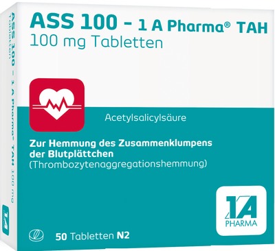 ASS 100-1A Pharma TAH 50 St Tabletten