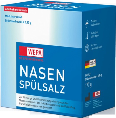 WEPA Nasenspülsalz 60X2.95 g Salz