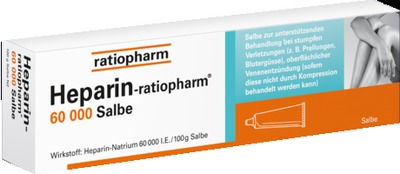 Heparin-ratiopharm 60000 150 g Salbe