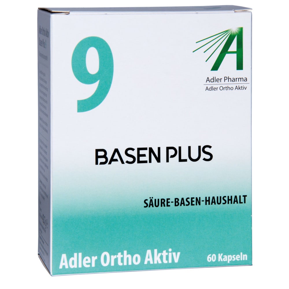 Adler Ortho Aktiv Nr. 9 ? Basen Plus 60 St Kapseln