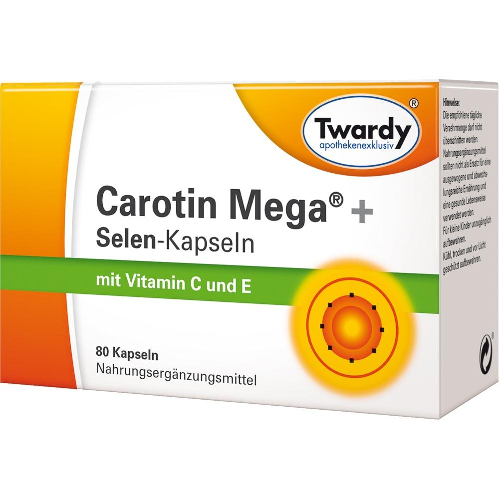 CAROTIN MEGA+Selen Kapseln 80 St Kapseln