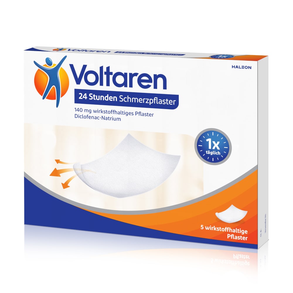 Voltaren 24 Stunden Schmerzpflaster 5 St Pflaster