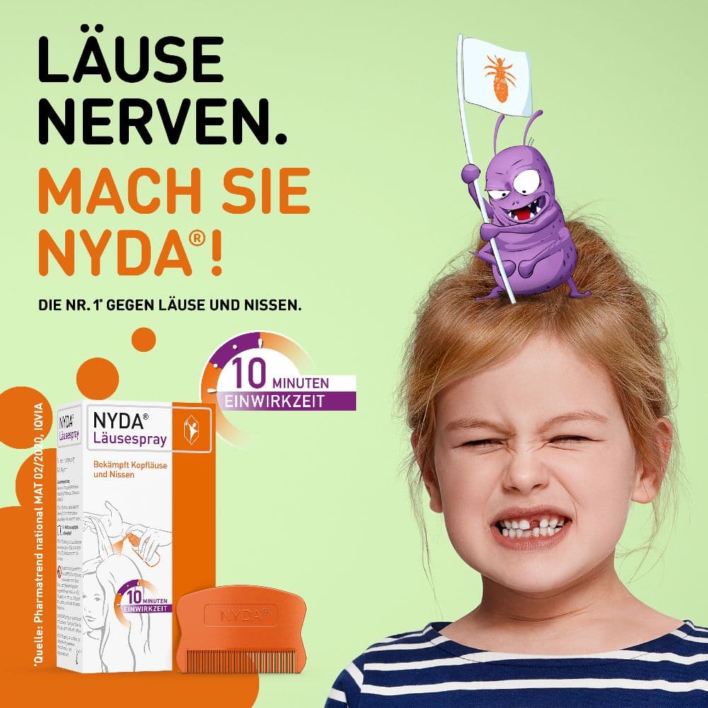 NYDA Läusespray gegen Kopfläuse & Nissen 50ml 50 ml Pumplösung
