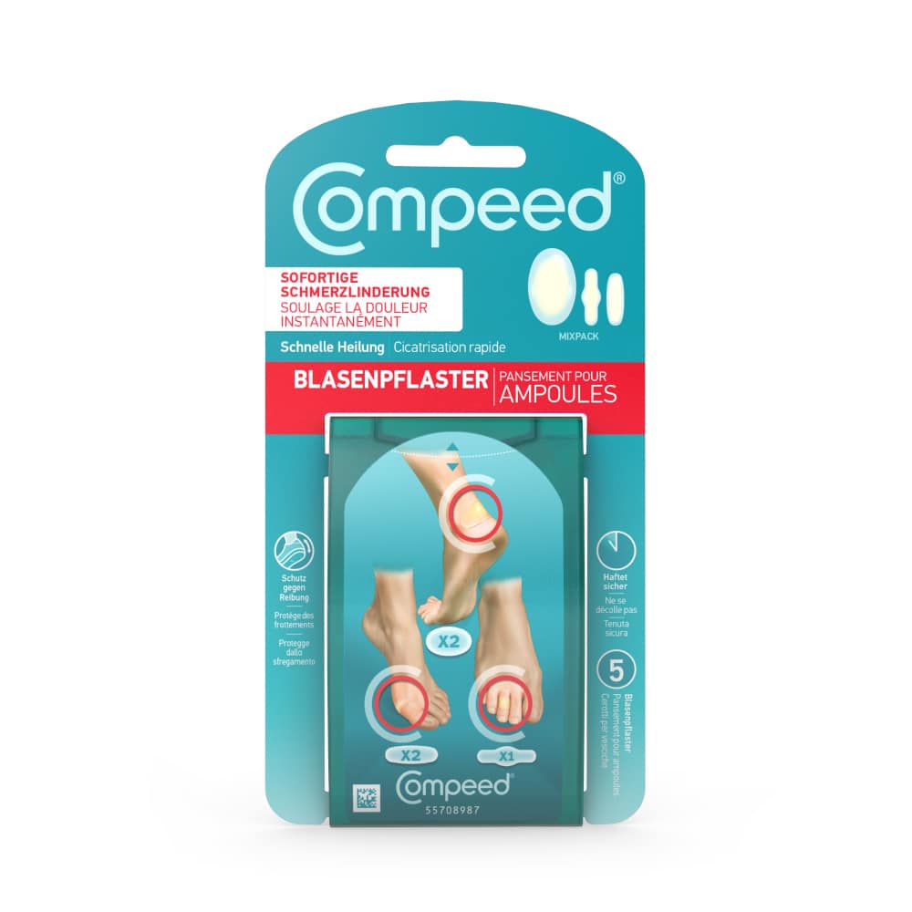 COMPEED Blasenpflaster Mixpack 5 St Pflaster