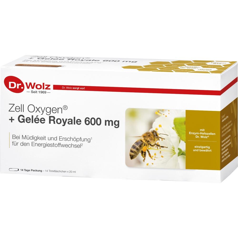 Dr. Wolz Zell Oxygen + Gelee Royale 600 mg 14X20 ml Trinkampullen