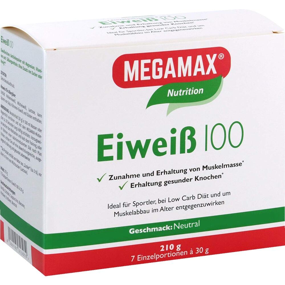 Eiweiss 100 Neutral Megamax Pulver 7X30 g Pulver