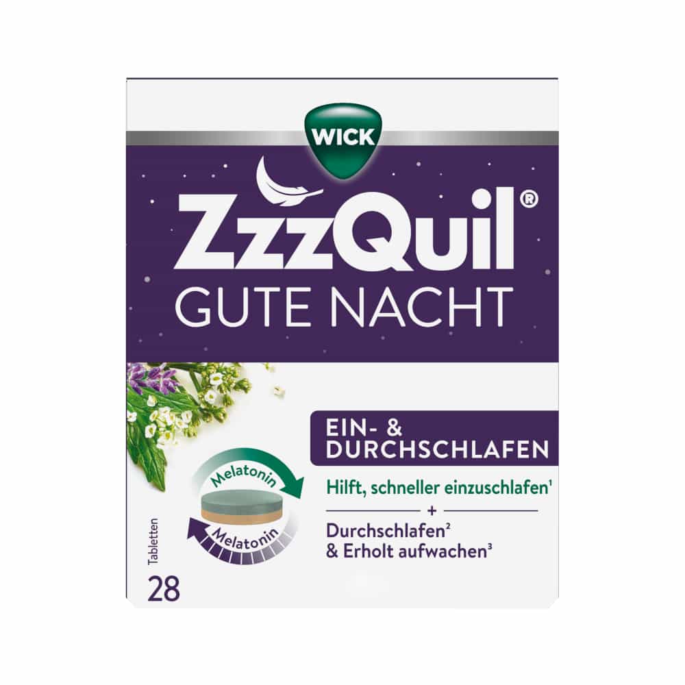 WICK ZzzQuil GUTE NACHT EIN- & DURCHSCHLAFEN 28 St Tabletten