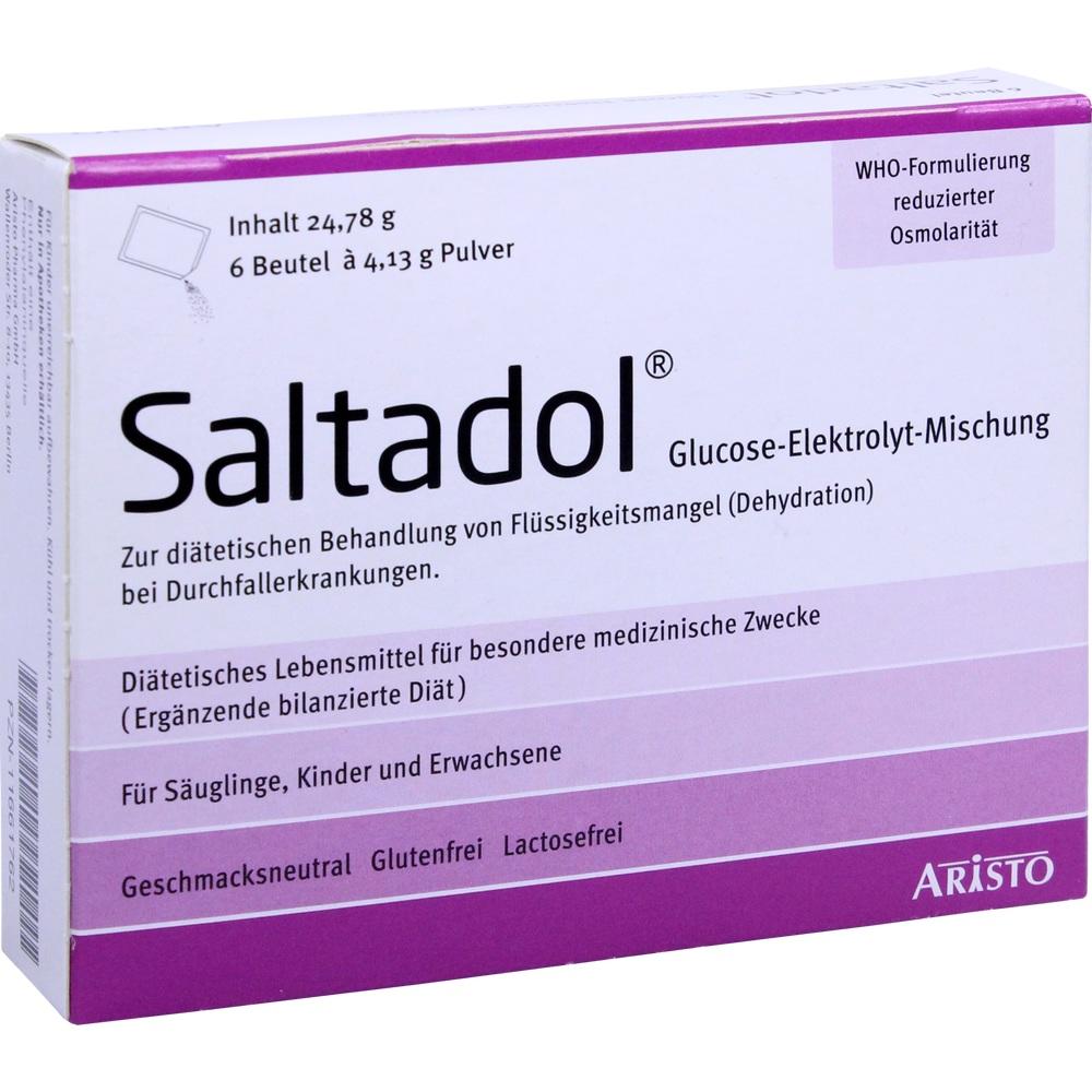 Saltadol Glucose-Elektrolyt-Mischung 6 St Pulver zur Herstellung einer Lösung zum Einnehmen