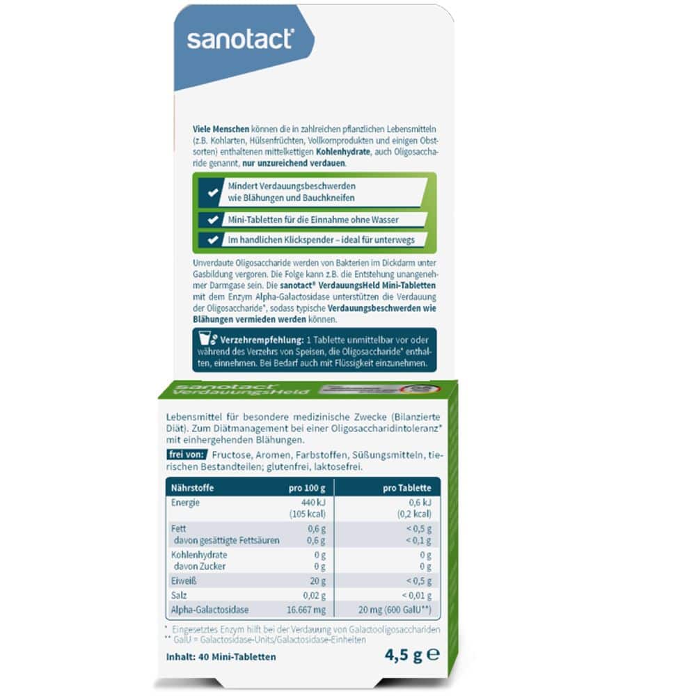 sanotact Verdauungsheld 40 St Tabletten