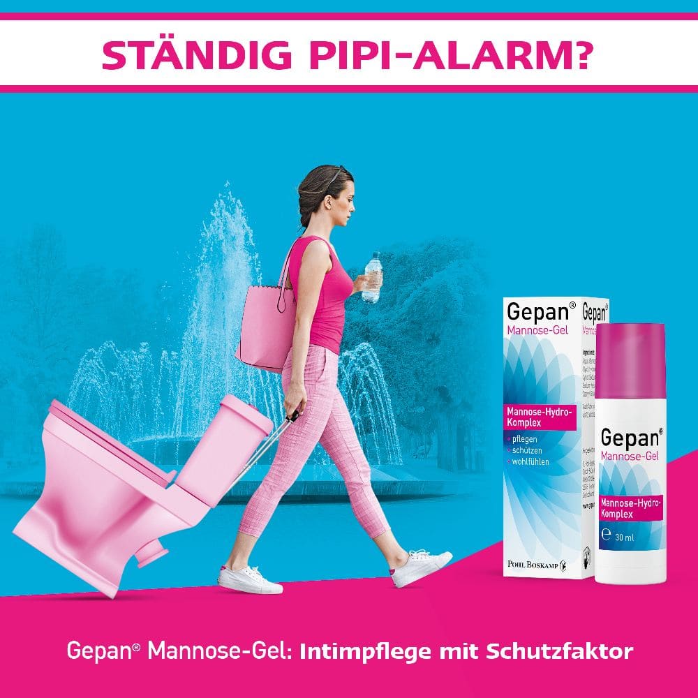 Gepan Mannose-Gel die Intimpflege mit Schutzfaktor 30 ml 30 ml Gel