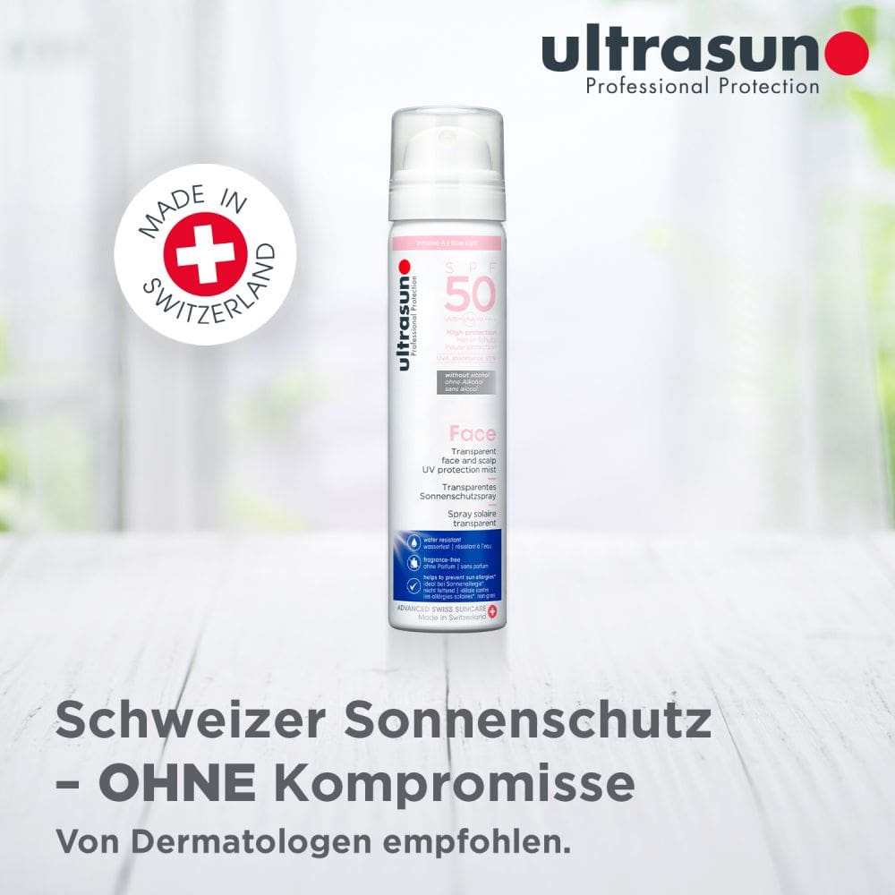 ultrasun Face Transparentes Sonnenschutzspray SPF 50  75 ml Spray