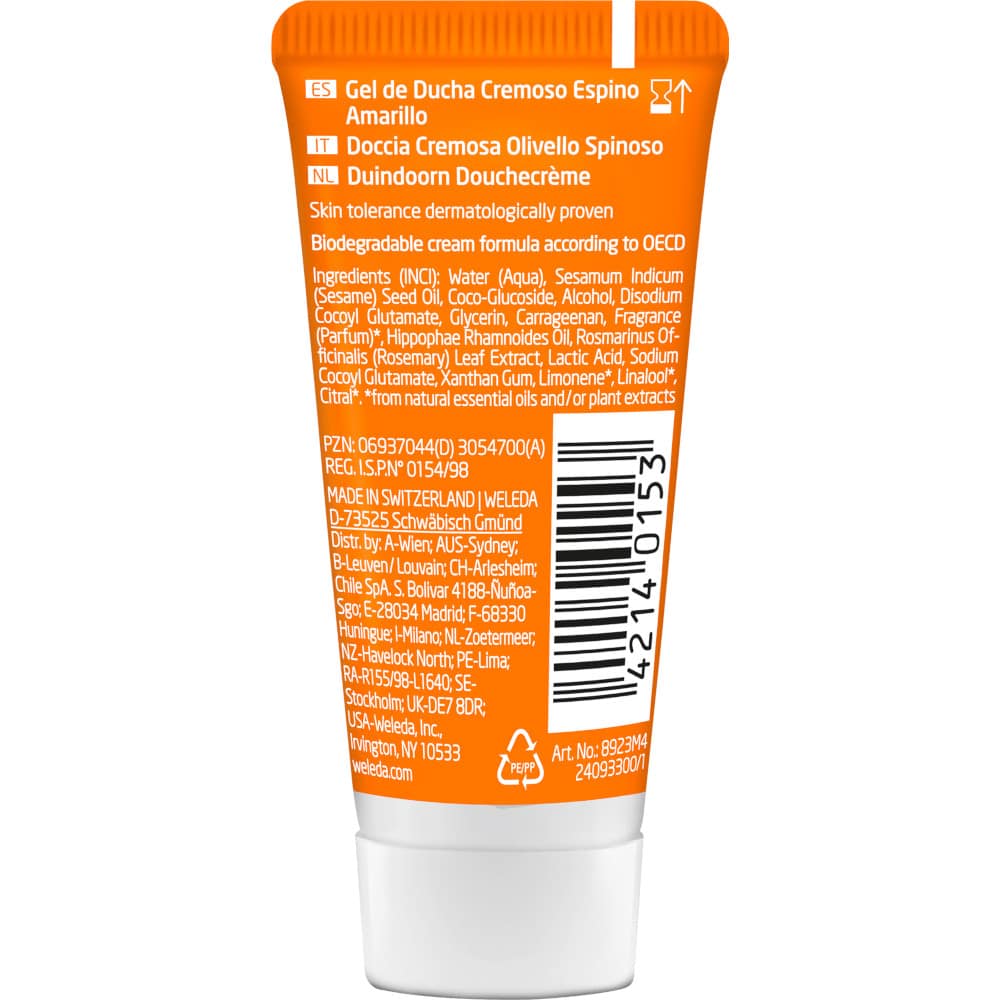 Weleda Vitality Vitalisierungsdusche Sanddorn 20 ml Duschgel