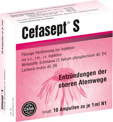 Cefasept S 100 St Injektionslösung 100 St