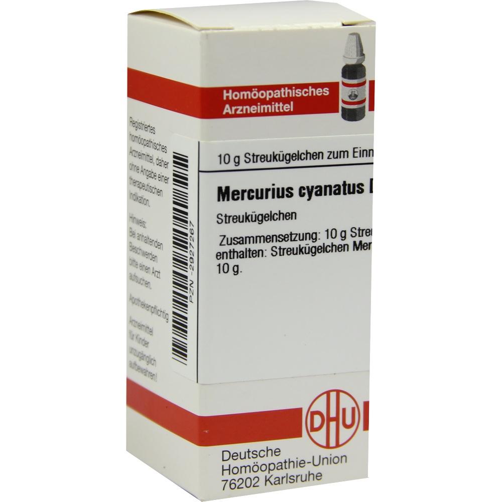 MERCURIUS CYANATUS D 6 Globuli 10 g Globuli