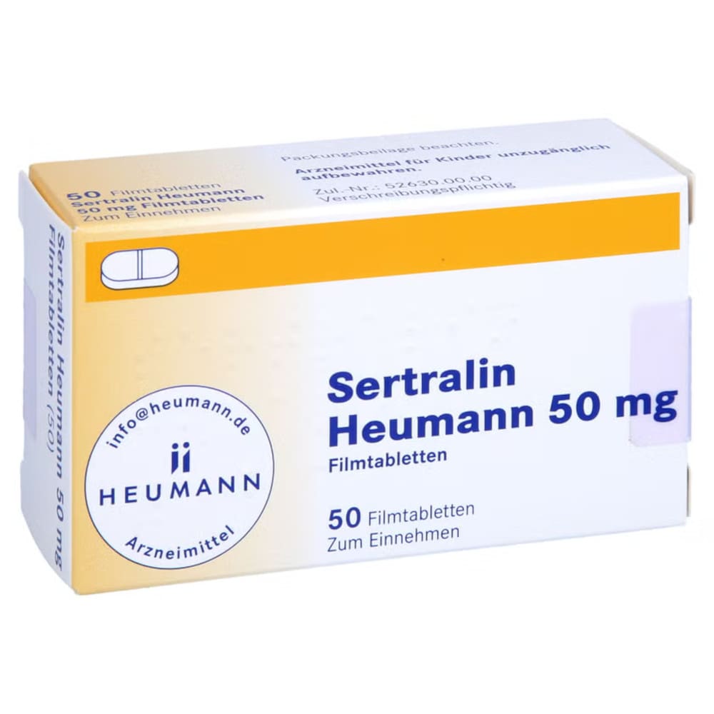 Sertralin Heumann 50mg 50 St Filmtabletten