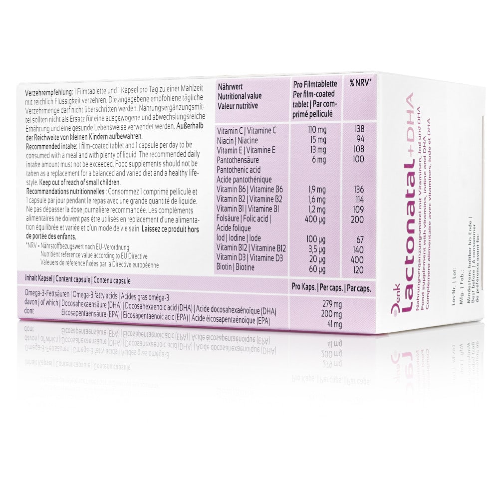lactonatal+DHA Denk  2X30 St Tabletten