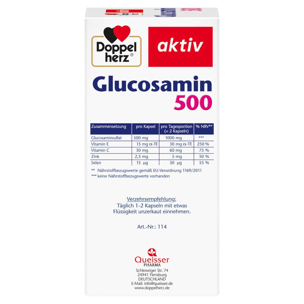 Doppelherz aktiv Glucosamin 500 Kapseln 120 St Kapseln