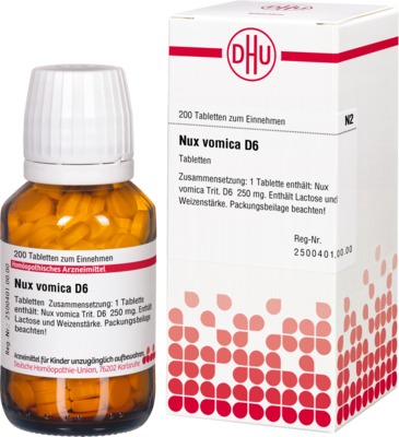NUX VOMICA D 6  200 St Tabletten
