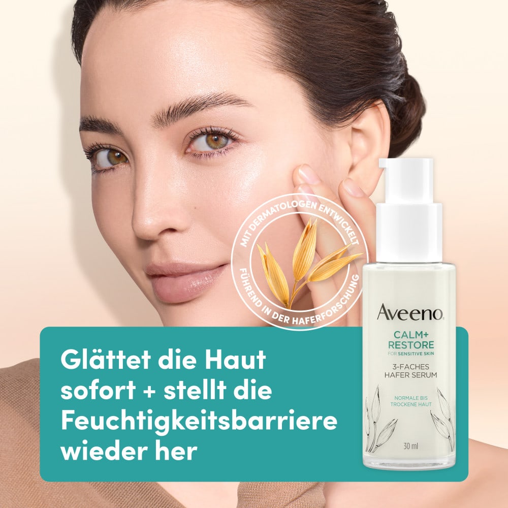 Aveeno CALM+RESTORE 3-faches Hafer Serum 30 ml Lotion