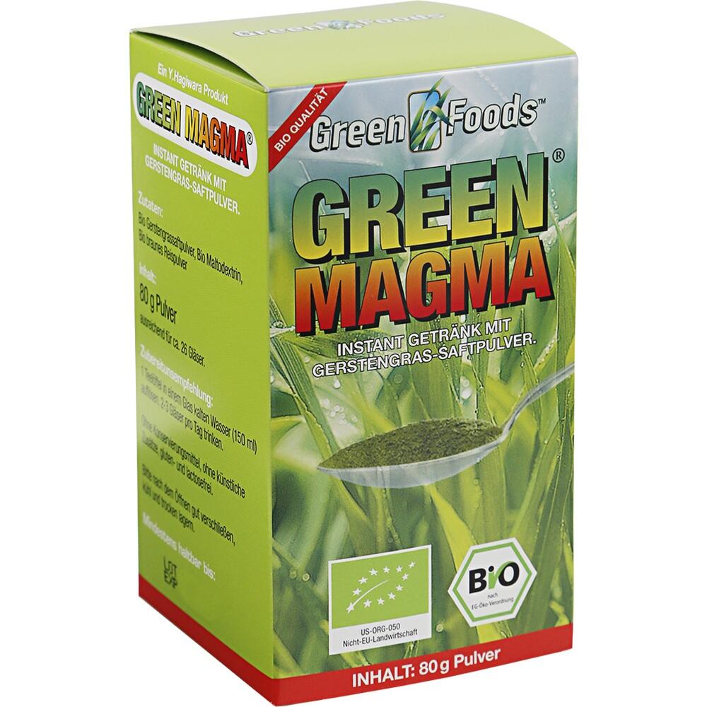 GREEN MAGMA Gerstengrasextrakt Pulver 80 g Pulver