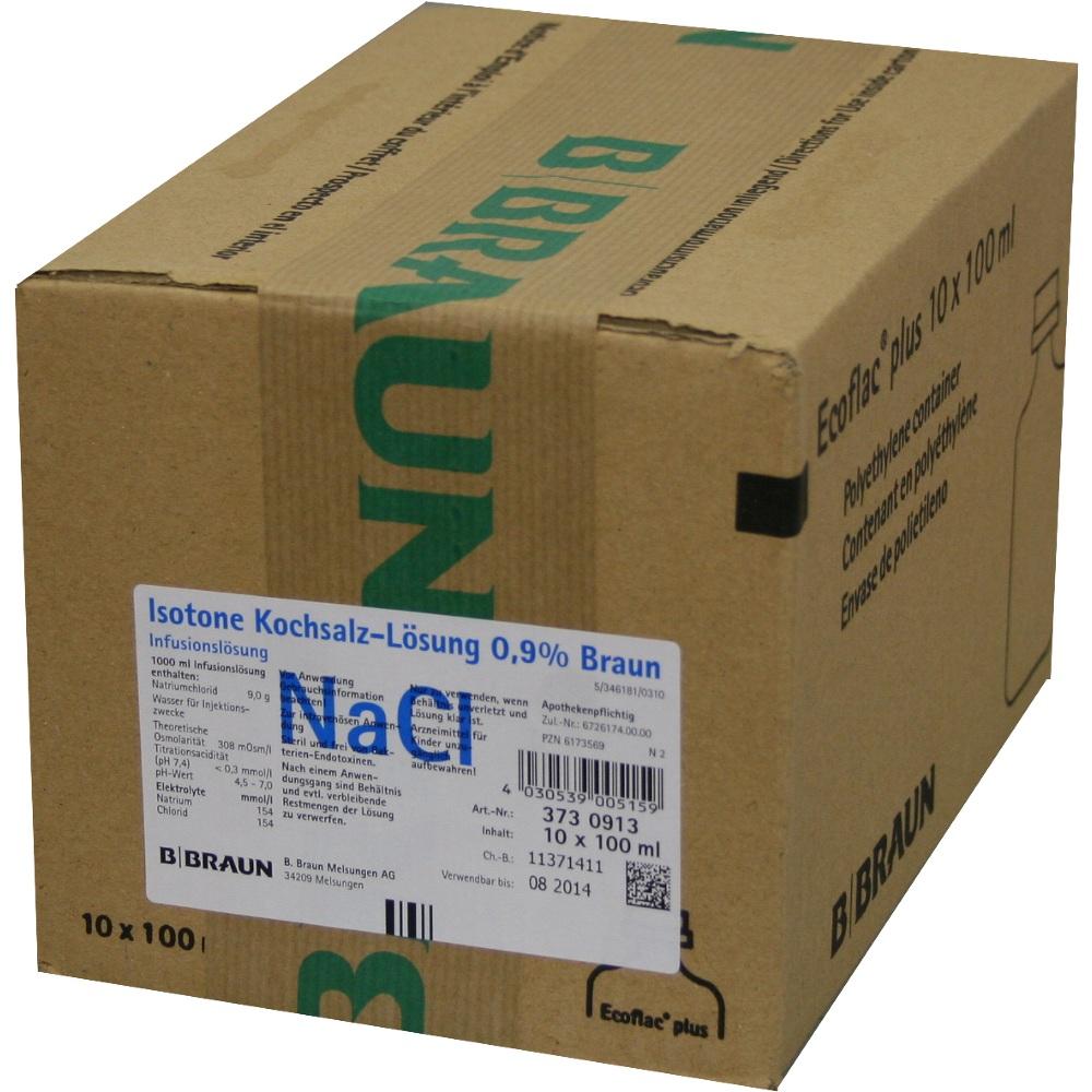 KOCHSALZLÖSUNG 0,9% Miniflac 10X100 ml Infusionslösung