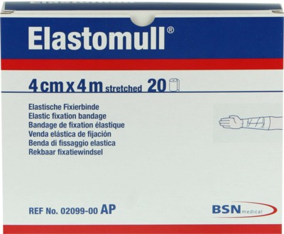 Elastomull 4cmx4m streched Elastische Fixierbinde 20 St Binden