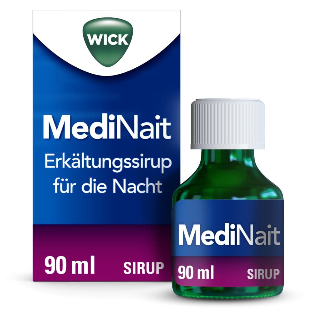 WICK MediNait Erkältungssirup für die Nacht 90 ml Sirup