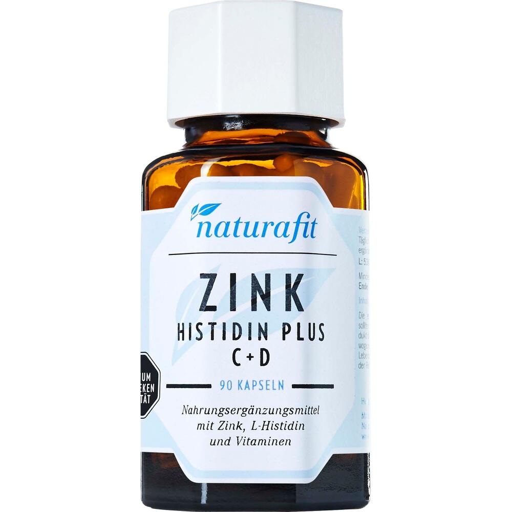 naturafit ZINK HISTIDIN PLUS C + D 90 St Kapseln