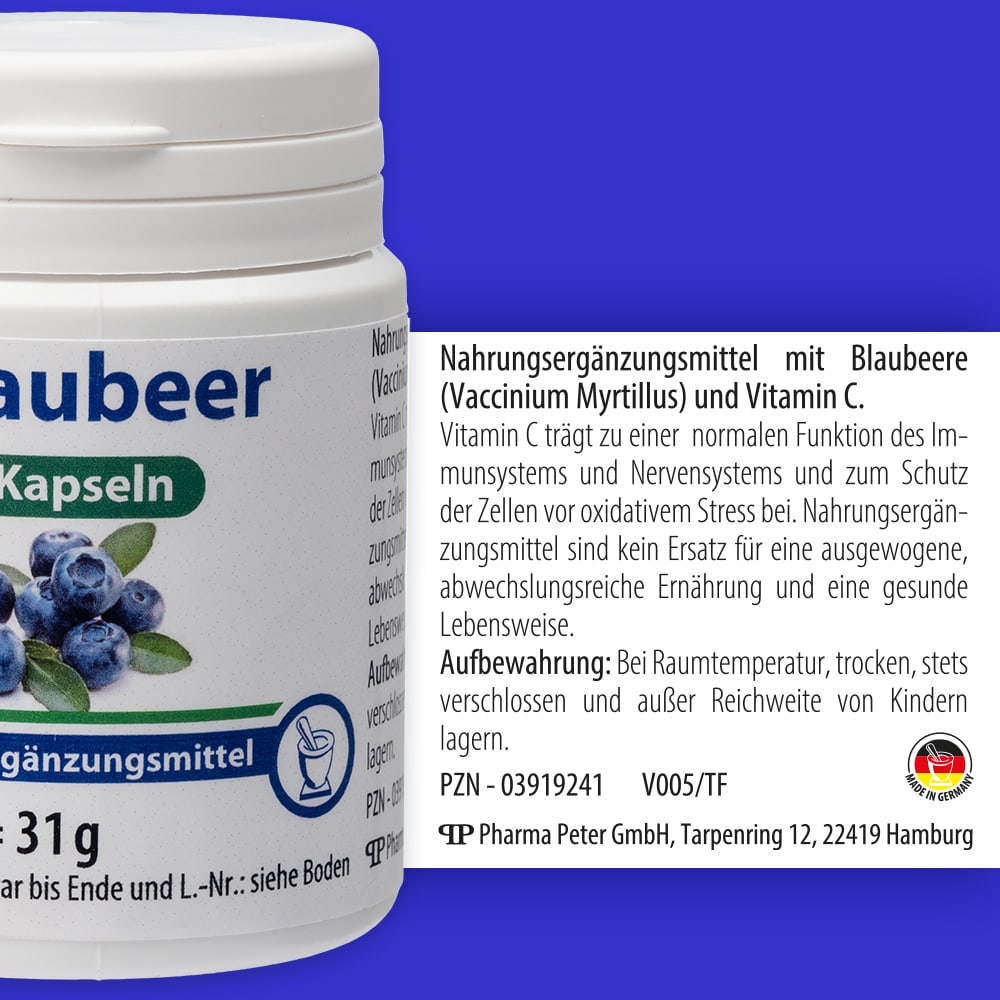 BLAUBEER Kapseln 60 St Kapseln