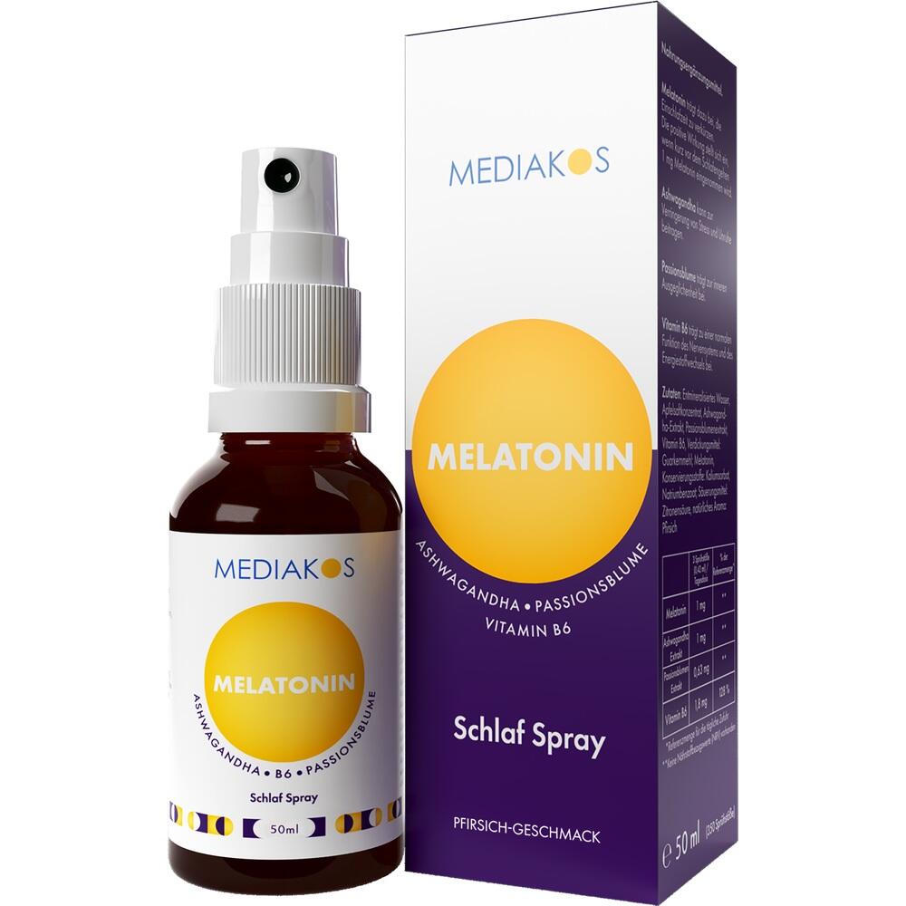 MEDIAKOS MELATONIN Ashwagandha Schlaf Spray 50 ml Spray