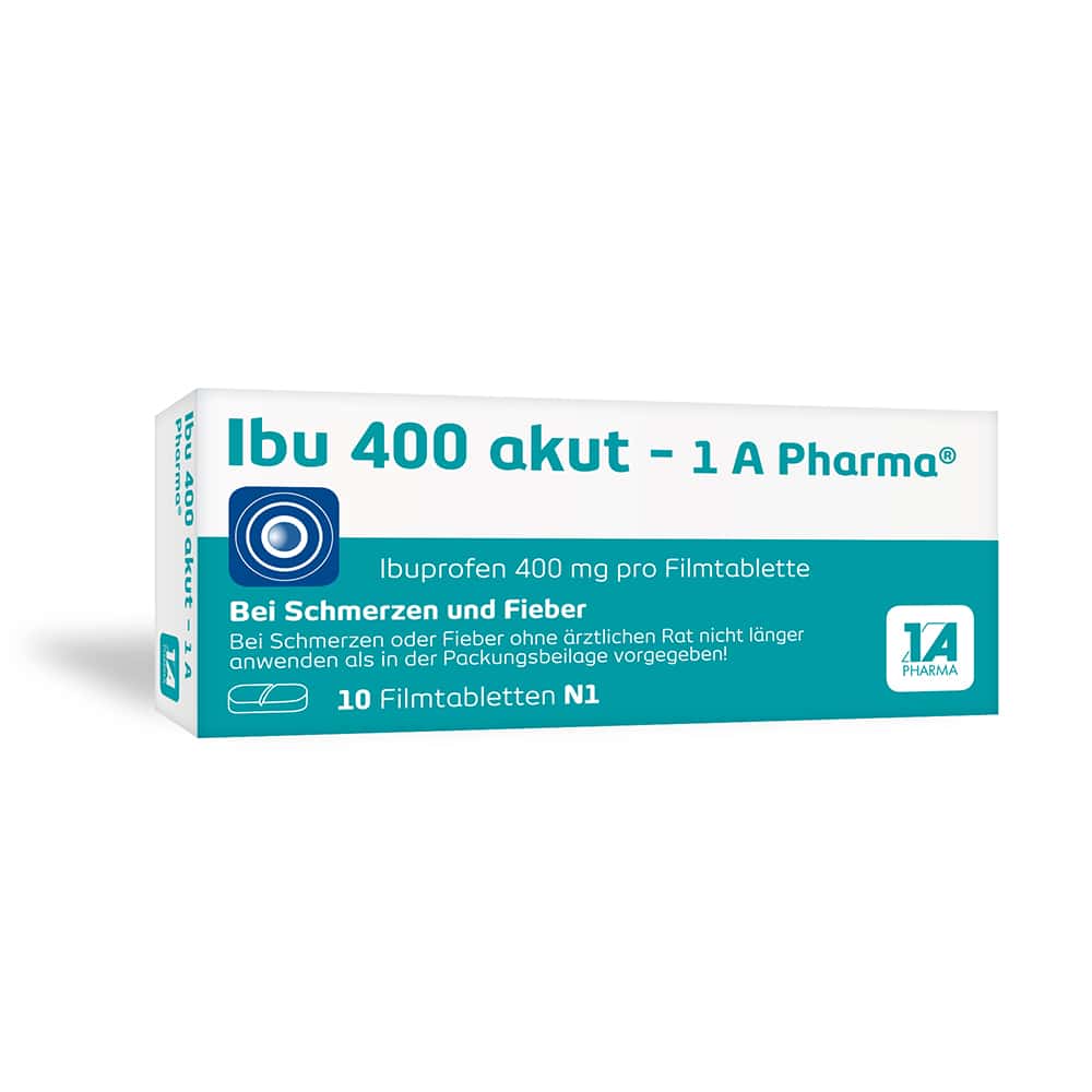 Ibu 400 akut - 1A Pharma 10 St Filmtabletten
