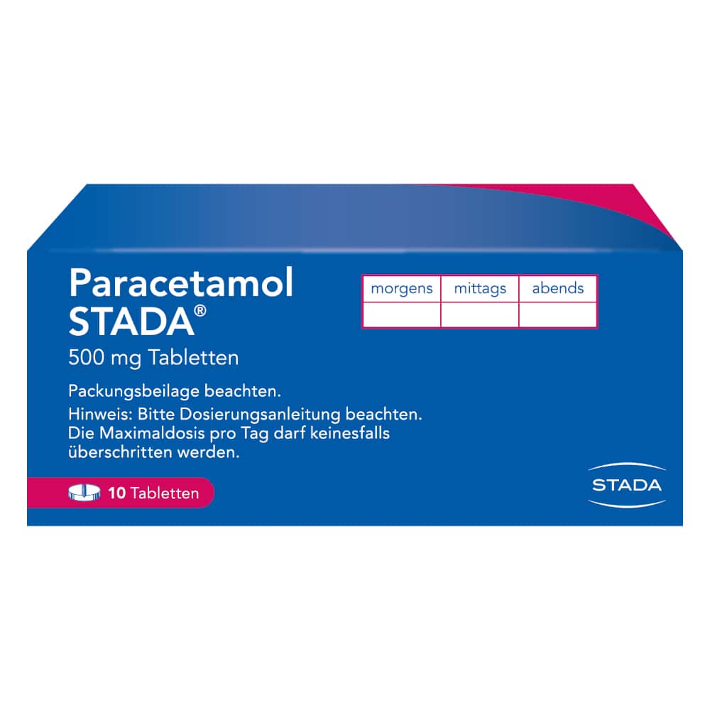 Paracetamol STADA 500 mg  10 St Tabletten