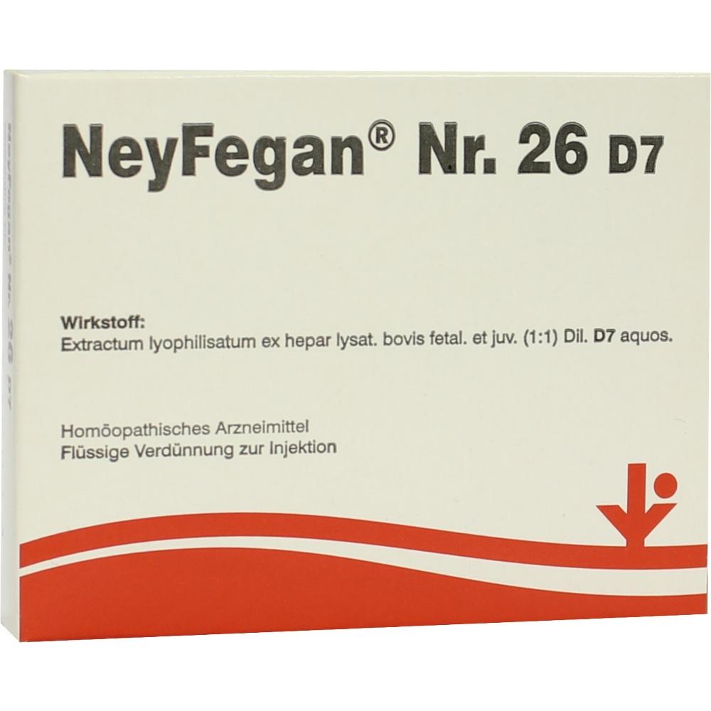 NEYFEGAN Nr.26 D 7 Ampullen 5X2 ml Ampullen