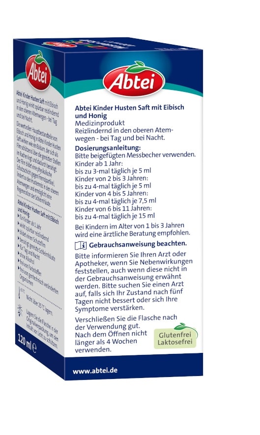 Abtei KINDER Husten Saft 120 ml Sirup