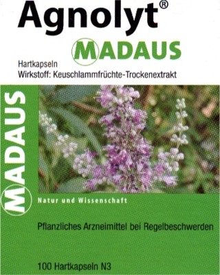 Agnolyt MADAUS 100 St Hartkapseln
