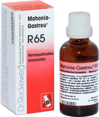 MAHONIA Gastreu R 65 Tropfen zum Einnehmen 50 ml Mischung