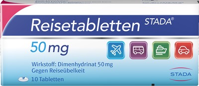 Reisetabletten STADA 50mg 10 St Tabletten