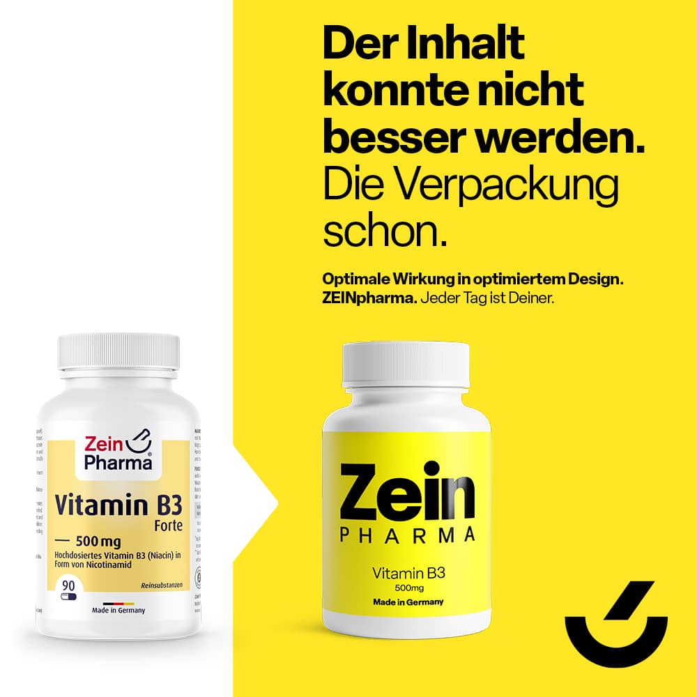 Zein Pharma Vitamin B3 forte 500mg 90 St Kapseln