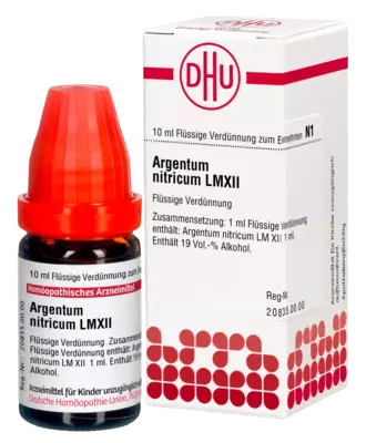 LM ARGENTUM nitricum XII Dilution 10 ml Dilution