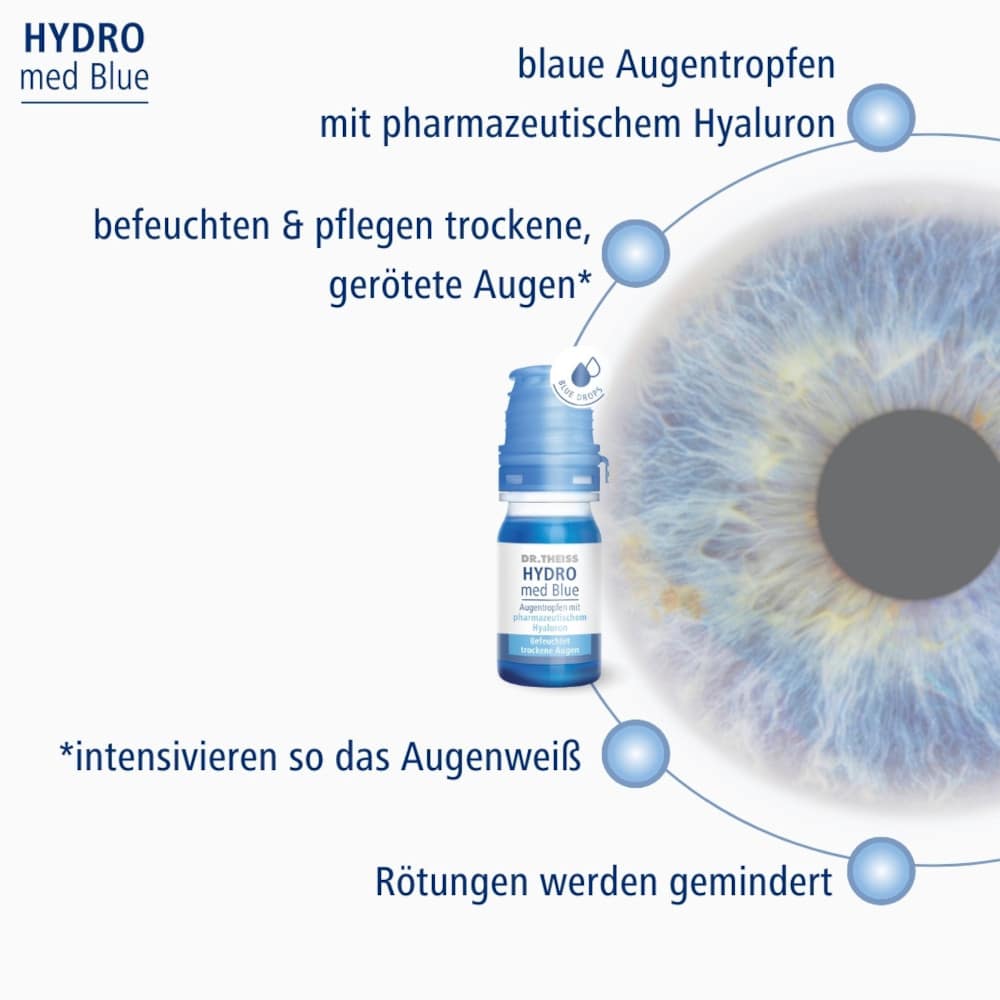 DR. THEISS HYDRO med Blue 10 ml Augentropfen