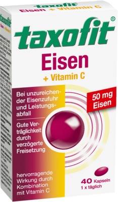 Taxofit Eisen+Vitamin C 40 St Weichkapseln
