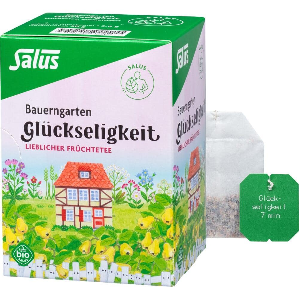 Salus Bauerngarten-Tee Glückseligkeit Früchtetee  15 St Filterbeutel