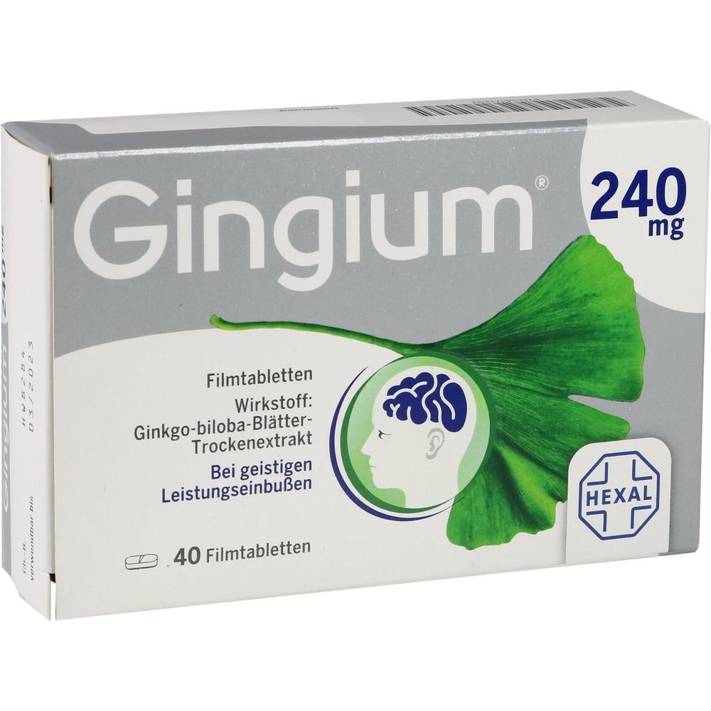 Gingium 240 mg 40 St Filmtabletten